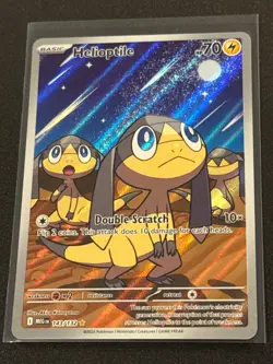 Pokemon Mega Evolutions Helioptile Illustration Rare Near Mint 143/132 - Image 1