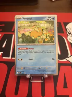 Pokemon TCG Psyduck Mega Evolutions Black Star Promo 007 Near Mint - Image 1