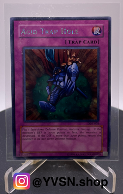 Yugioh! Acid Trap Hole DDS-005 Prismatic Secret Rate Unlimited *see description* - Image 1