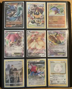 Pokemon binder with pokemon cards and box with bulk cards - Image 5