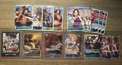 One Piece Blue Card Lot, Japanese, Alt Arts & Holos, Plus Stack Of Holo Bulk - Image 1