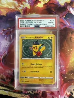 Special Delivery Pikachu SWSH074 SWSH: Sword & Shield Promo Cards Holo - Image 1