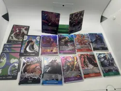 One Piece Foil-Card Lot Mostly SR , Then DON!! Cards. Hits: op12-073 / Op10-071 - Image 1