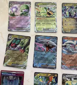 Pokemon Lot Of 32 Cards Pokeballs, EX’s, Full Arts Trainer, Holo Energy - Image 2