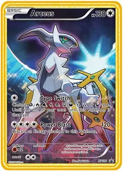 Arceus XY116 Black Star Promo - Gold Metal Pokemon Card - Image 1