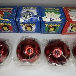 SEALED Pokemon 23K Gold Plated Cards Limited Edition Set of 6 Burger King 1999 - Image 3