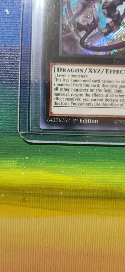 Yu-Gi-Oh Arc Rebellion XYZ Dragon 1st Edition Secret Rare Card PHRA-EN041 - Image 2