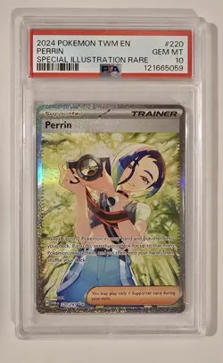 Perrin 220/167 SIR Twilight Masquerade TWM Pokemon Card PSA 10 - Image 1