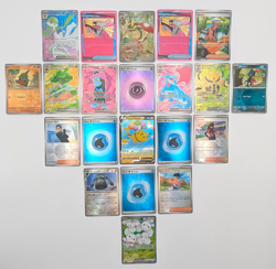 Lot of 21 Pokemon TCG Card Pikachu Arven Flapple Masterball Special Illustration - Image 2