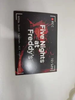 FNAF - FIVE NIGHTS AT FREDDY'S 2016 TRADING CARD / CCG #72/120 Pre-owned - Image 3