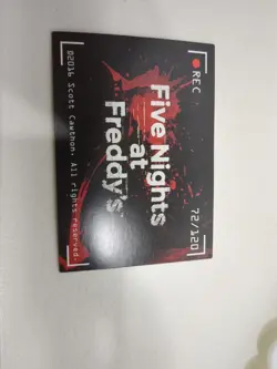 FNAF - FIVE NIGHTS AT FREDDY'S 2016 TRADING CARD / CCG #72/120 Pre-owned - Image 4