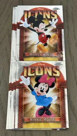 2025 Topps Disney Chrome Insert Cards - DISNEY ICONS 🔥🔥 - You Pick / Choose! - Image 1