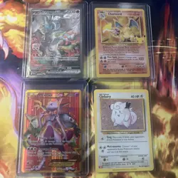 Pokemon 62 Card Lot - Reshiram NM Charizard Celebrations NM Mewtwo LP - Image 1