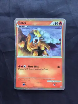 Pokemon Cards: HeartGold and SoulSilver Promo: Entei HGSS20 - Image 1