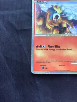 Pokemon Cards: HeartGold and SoulSilver Promo: Entei HGSS20 - Image 5