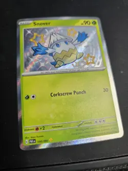Pokemon TCG Snover 100/091 Shiny Rare Holo Card S&V: Paldean Fates 100/091 NM - Image 2