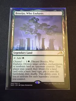 Boseiju Who Endures Kamigawa: Neon Dynasty Magic: The Gathering Card - Image 1