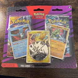 Pokemon 2 Pack Blister Pack - Team Rocket's Articuno, Zapdos & Tyranitar Cards - Image 1