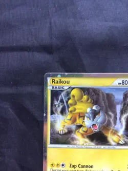 Pokemon Cards: HeartGold and SoulSilver Promo: Raikou HGSS19 - Image 2