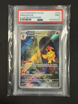 Armarouge 203/198 S&V Base Set Holo Illustration Rare Pokemon Card PSA 9 - Image 1