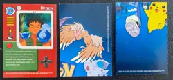 TOPPS TV 3-Card Lot: TV12, TV7, TV4 Brock, Professor Oak, Ekans, Arbnok - LP/MP - Image 2