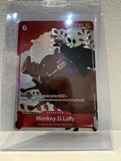 Monkey.D.Luffy (Gift Collection 2023) P-001 One Piece Promotion Cards Foil - Image 1
