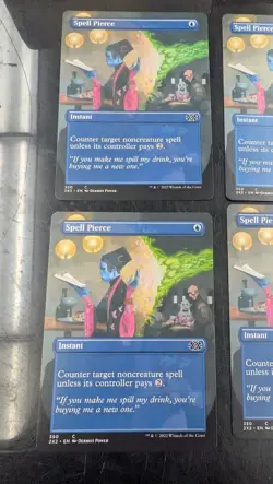 Spell Pierce Borderless Double Masters Playset (4 Copies) Magic Cards 2022 - Image 2