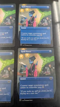 Spell Pierce Borderless Double Masters Playset (4 Copies) Magic Cards 2022 - Image 3