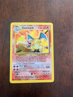 Pokemon TCG Charizard 4/102 Base Set Unlimited Holo Rare Card - Image 2