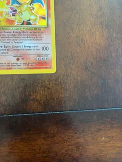 Pokemon TCG Charizard 4/102 Base Set Unlimited Holo Rare Card - Image 4