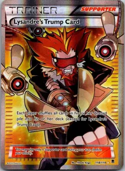 Lysandre's Trump Card (118 Full Art) Ultra Rare XY - Phantom Forces 118/119 LP N - Image 1