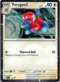 Porygon2 - (Cosmos Holo) Promo SV: Scarlet & Violet Promo Cards 138 NM - Image 1