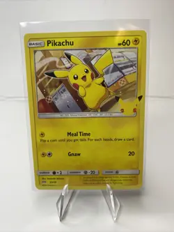 Pikachu 25/25 Non-Holo McDonalds 25th Anniversary Promo Pokemon TCG Card NM/MINT - Image 1