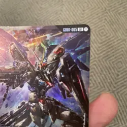 Gundam Card Game GD01 Newtype Rising GD01-065 LR Freedom Gundam In Hand - Image 5