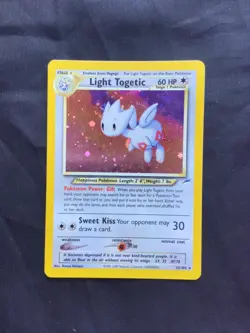 Pokemon Cards: Neo Destiny Rare Holo: Light Togetic 15/105 - Image 1