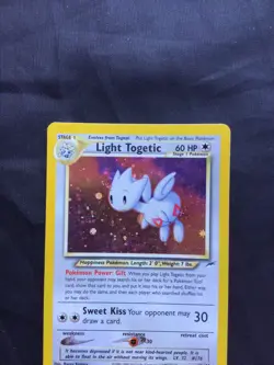 Pokemon Cards: Neo Destiny Rare Holo: Light Togetic 15/105 - Image 2