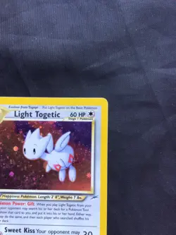 Pokemon Cards: Neo Destiny Rare Holo: Light Togetic 15/105 - Image 4