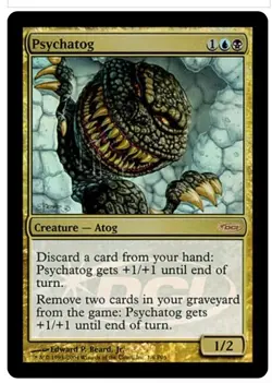 Psychatog Magic The Gathering- DCI Player Rewards- FOIL - NM/M - Image 1