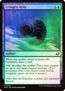 Cryogen Relic (0052) - Edge of Eternities - Common (Foil) - Image 1