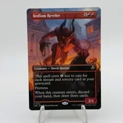 Bedlam Reveler (Borderless) Innistrad Remastered Regular R 312 ~ Pack Fresh NM - Image 1