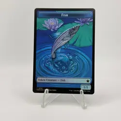 FAERIE FISH DOUBLED-SIDED TOKEN Foundations #9 10 FDN(NM+)(MTG) *FOIL* - Image 2