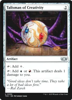 Talisman of Creativity #330 Uncommon - NM - MTG - Image 1