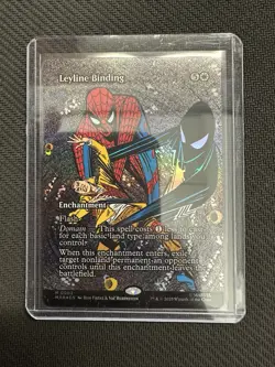 MTG Spider-Man Leyline Binding Borderless Foil English Mythic - Image 3