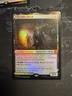 MTG - NM - FOIL - Eddie Brock #55 - Marvel's Spider-Man - Image 1