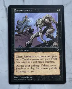 Sarcomancy (UNPLAYED) [MTG Tempest Regular] - Image 1