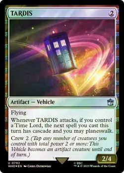 MTG FOIL TARDIS Surge Foil - Doctor Who Commander #792 - Image 1