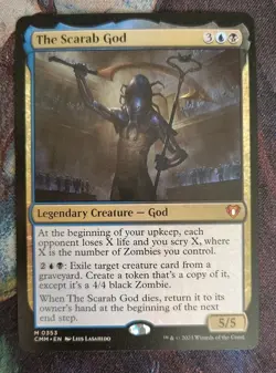 MTG The Scarab God Commander Masters Regular NM - Image 1