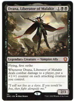 DRANA, LIBERATOR OF MALAKIR 109/274 MAGIC: THE GATHERING, BATTLE FOR ZENDIKAR - Image 1