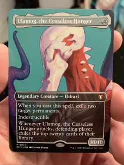 Ulamog Ceaseless Hunger [Commander Masters] MTG #670 Borderless NM - Image 1