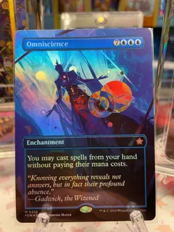 Omniscience (Borderless) [Foundations] (FDN) Magic the Gathering 312 ✨Foil✨ - Image 1